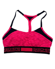 Skechers Performance Pink Sport Bra For Women X Small