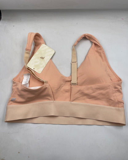 Fabletics Cream Sport Bra For Women X Large