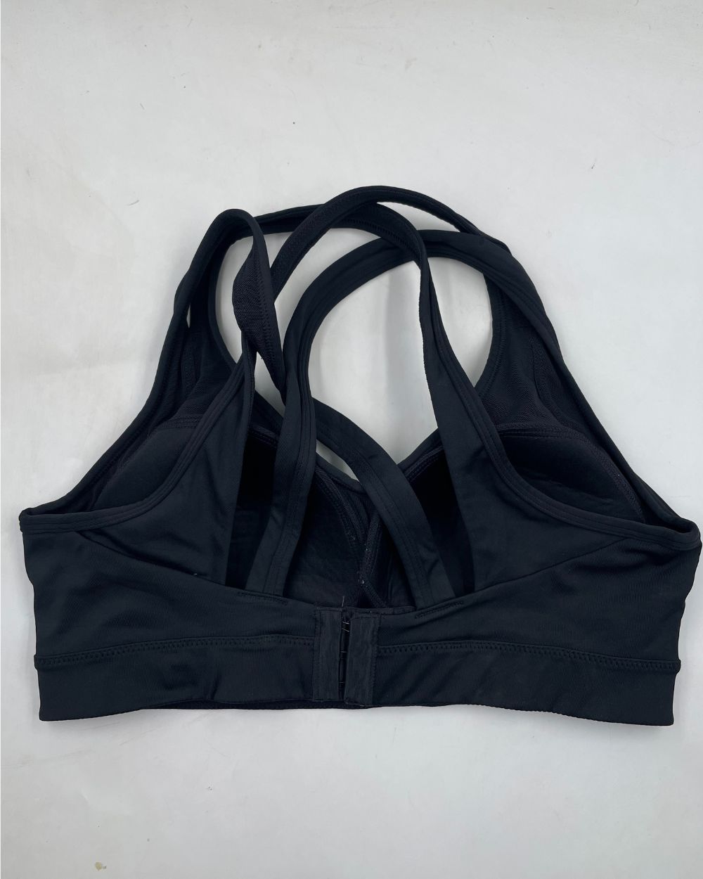 Yvette Black Sport Bra For Women Large