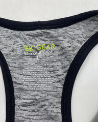 Tek Gear Gray Sport Bra For Women Large