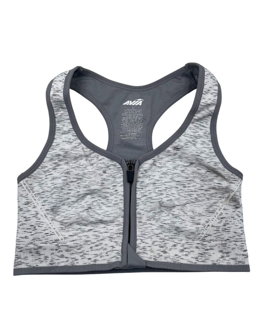 Avta Gray Sport Bra For Women Large
