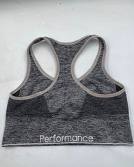 Calvin Klein Gray Sport Bra For Women Medium