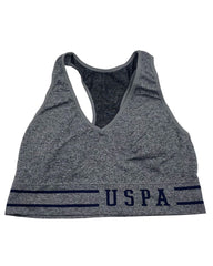 USPA Gray Sport Bra For Women X Large