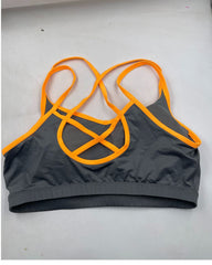 Reebok Gray Sport Bra For Women Large