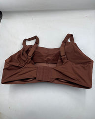 Truekind  Brown Sport Bra For Women X Large