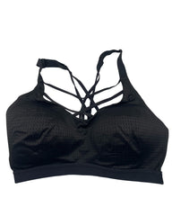 Victoria Black Sport Bra For Women Large