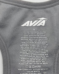 Avta Gray Sport Bra For Women Large