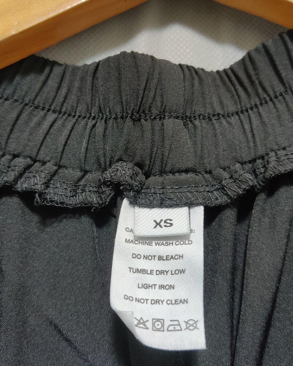 Thrift Hub Black Sport Trouser For Women X Small