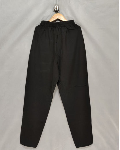 Thrift Hub Black Sport Trouser For Women X Small