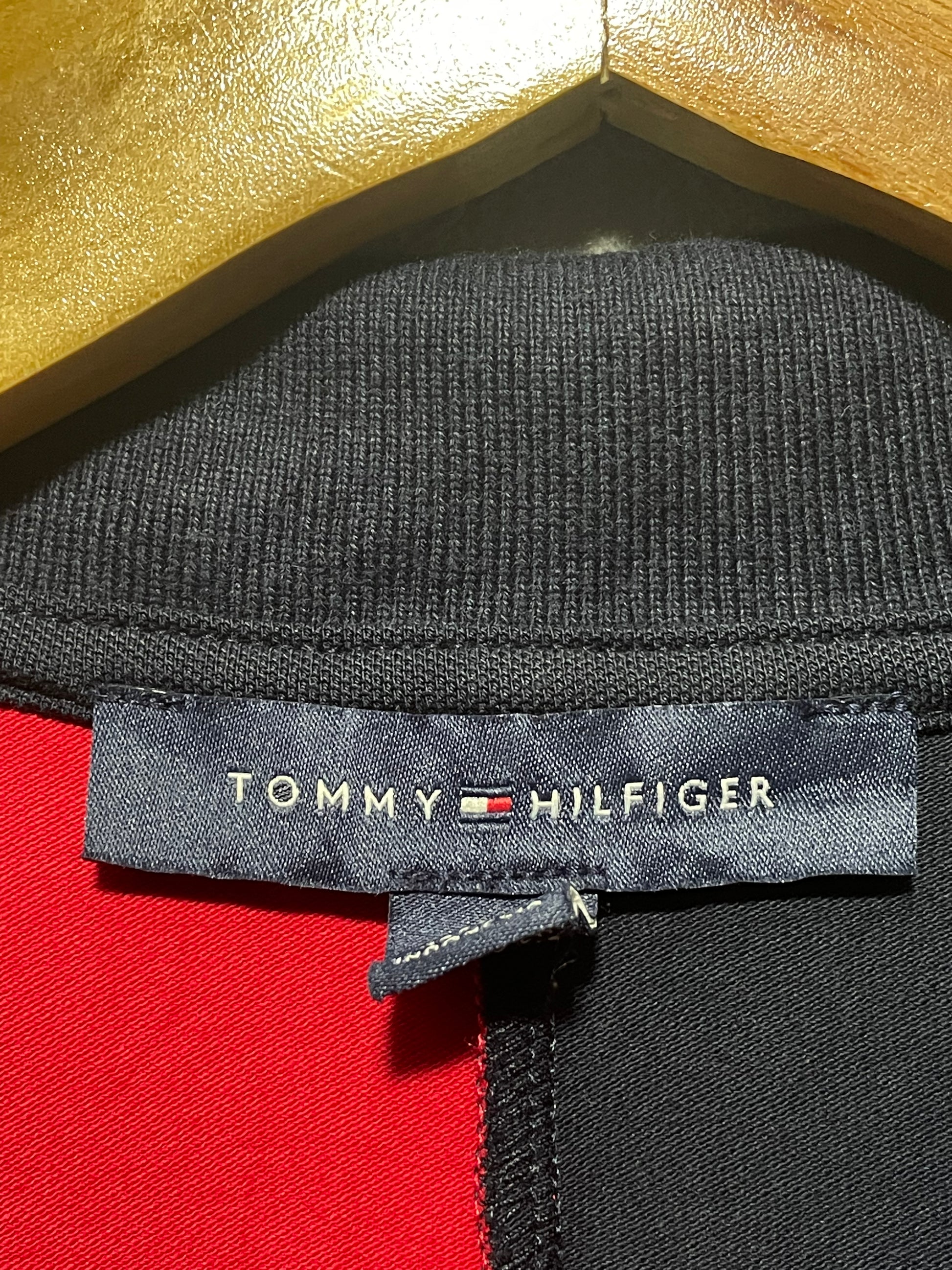 Tommy Hilfiger Red Blue Sport Polo T.Shirt For Woman | ThriftHub.pk