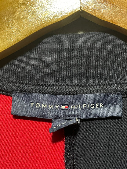 Tommy Hilfiger Red Blue Sport Polo T.Shirt For Woman | ThriftHub.pk
