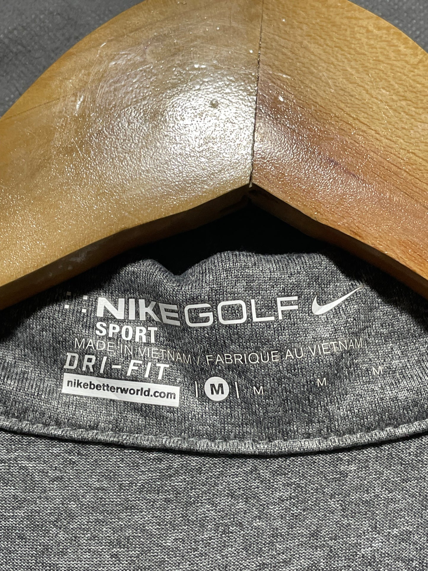 Nike Dark Gray Sport Polo T.Shirt For Woman | ThriftHub.pk