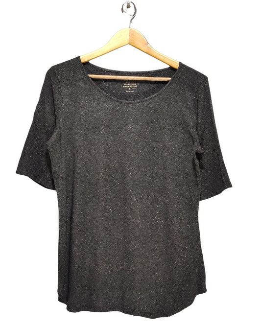 APT.9 Black Sport T Shirt For Women Large