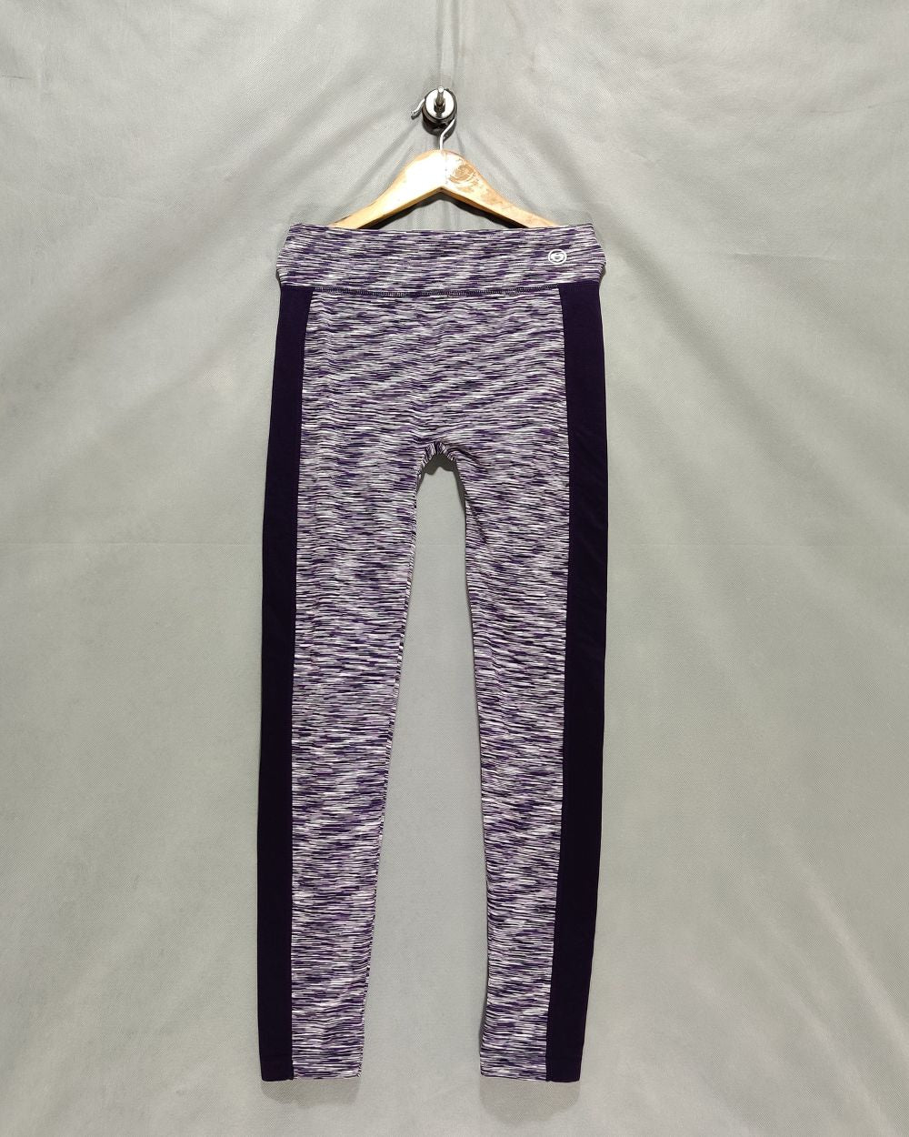 Just One Purple Sport Gym Tights For Women Large