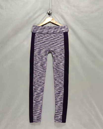 Just One Purple Sport Gym Tights For Women Large