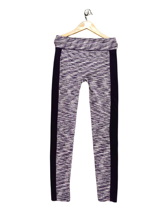 Just One Purple Sport Gym Tights For Women Large