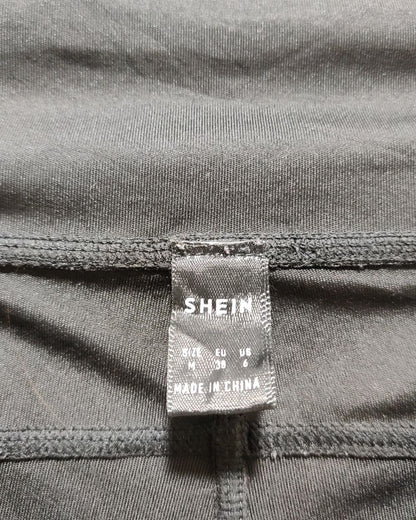 SHEIN Black Sport Gym Tights For Women M