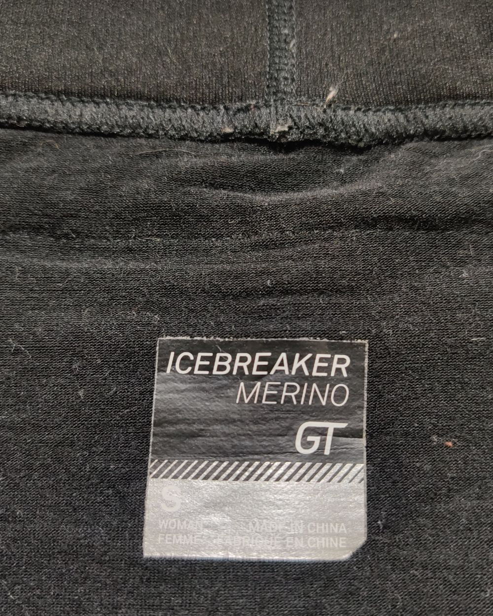 Icebreaker Merino Black Sport Gym Tights For Women M