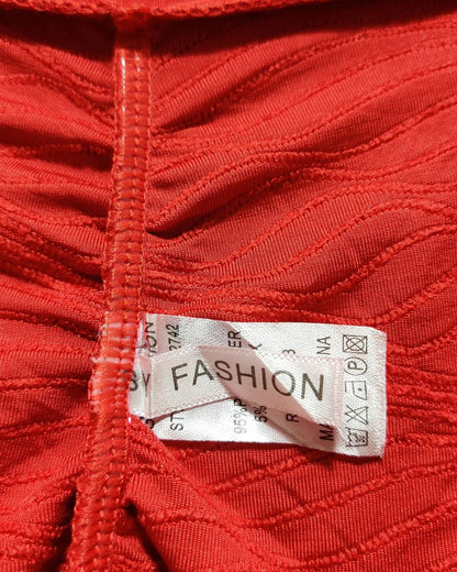 Fashion Red Sport Gym Tights For Women M