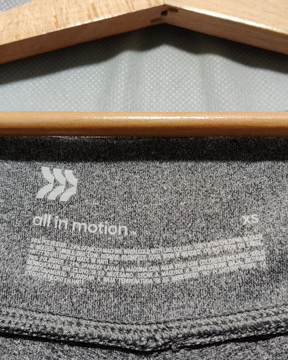 All In Motion Gray Sport Gym Tights For Women XS