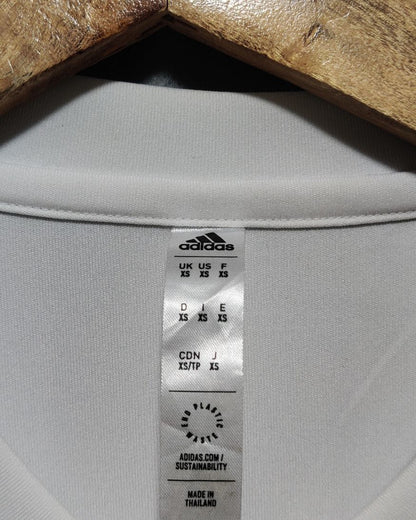 Adidas White Sport T Shirt  For Men XS