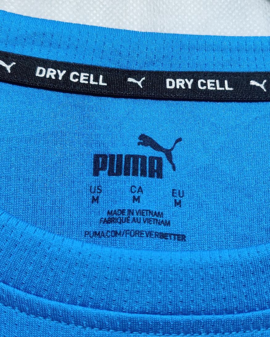 Puma Blue Sport T Shirt  For Men M