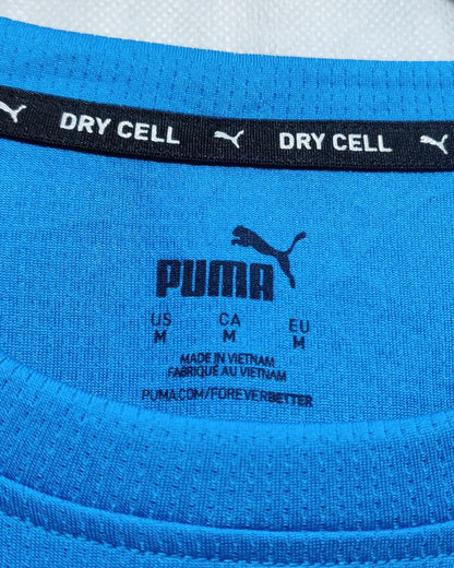 Puma Blue Sport T Shirt  For Men M