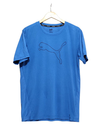 Puma Blue Sport T Shirt  For Men M