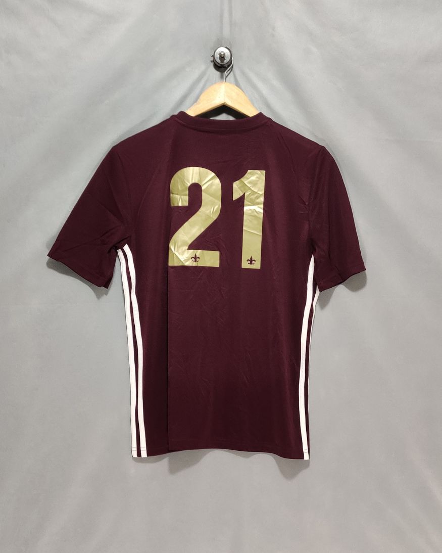 Adidas Maroon Sport T Shirt  For Boy 16 Years