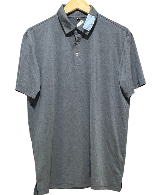 Thrift Hub Gray Sport Polo T Shirt  For Men L