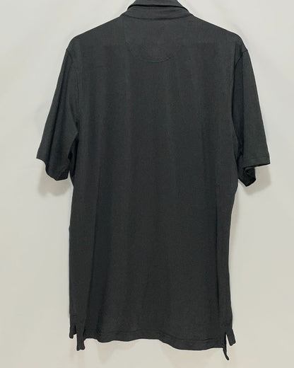 FG Tech Black Sport Polo T Shirt  For Men L