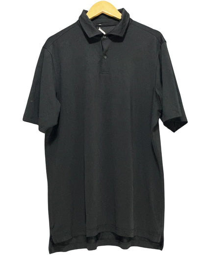 FG Tech Black Sport Polo T Shirt  For Men L