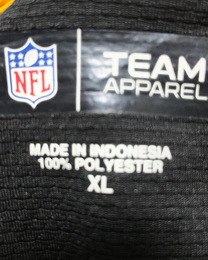 NFL Black Sport Polo T Shirt  For Men XL