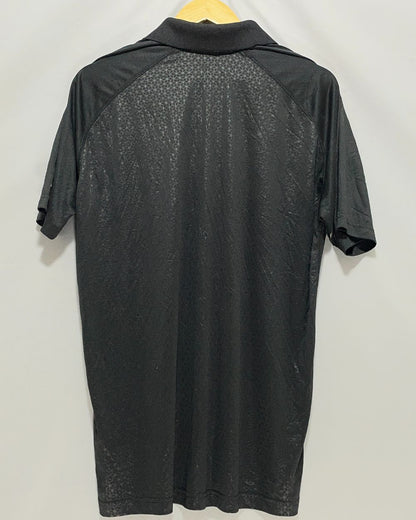 Russell Black Sport Polo T Shirt  For Men L