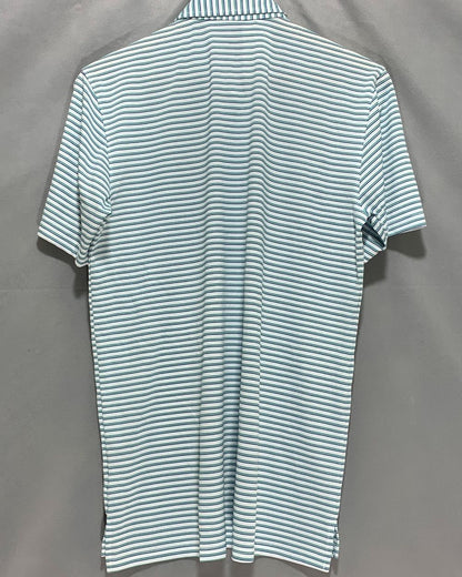 Holderness & Bourne Blue Sport Polo T Shirt  For Men M