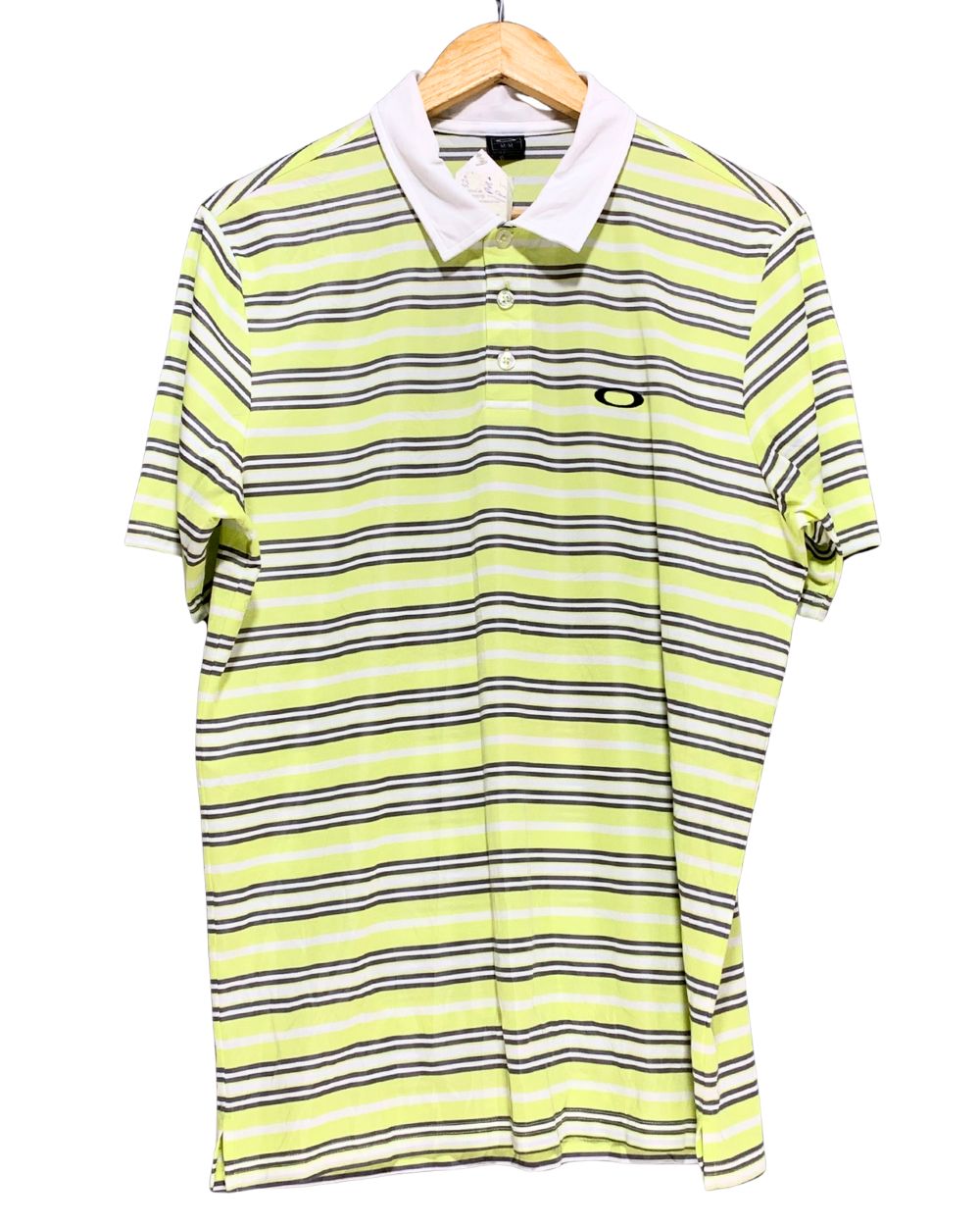 Oakley Green Sport Polo T Shirt  For Men M