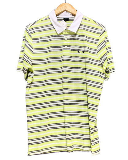 Oakley Green Sport Polo T Shirt  For Men M