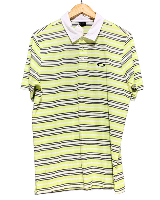 Oakley Green Sport Polo T Shirt  For Men M