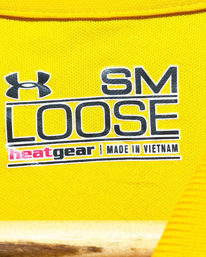 Under Armour Yellow Sport Polo T Shirt  For Men M