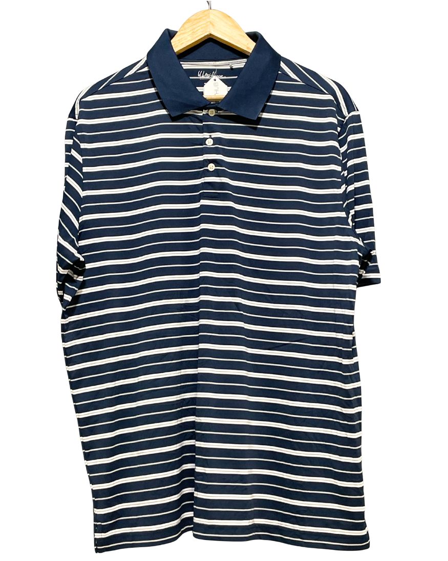 Walter Hagen Blue Sport Polo T Shirt  For Men M