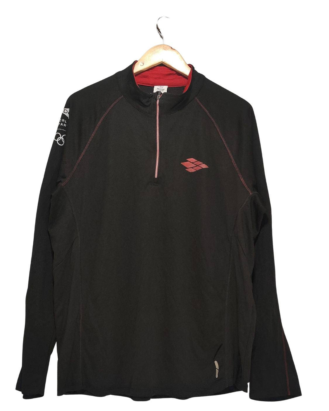 Team Apparel Black For Men Sport Sweatshirt L