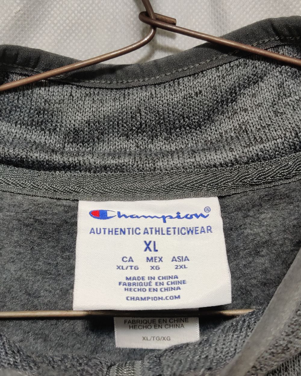 Champion Gray For Men Sport Sweatshirt XL