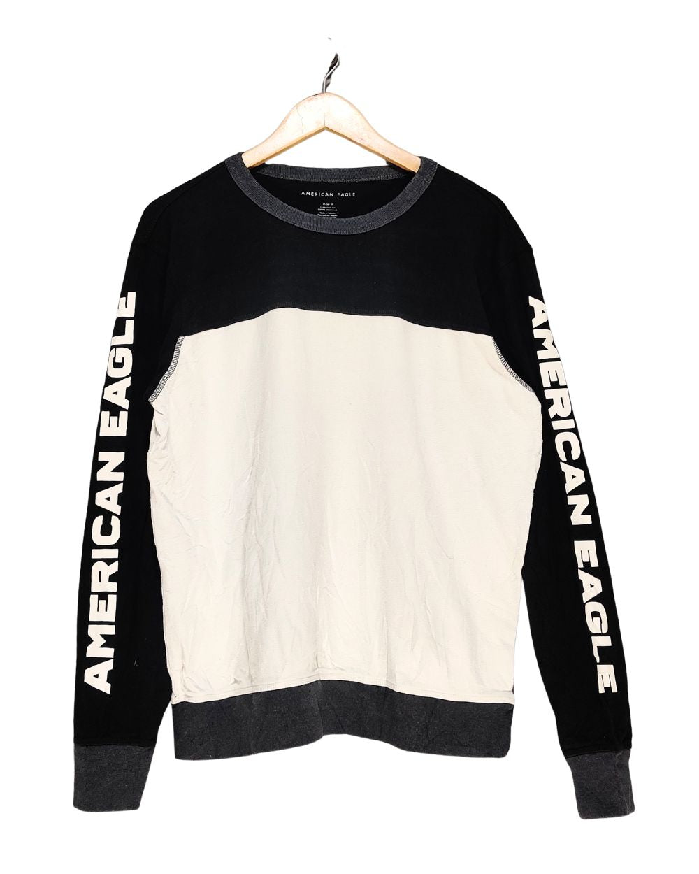 American Eagle White For Men Sport Sweatshirt M