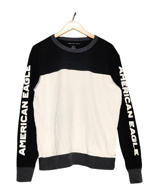 American Eagle White For Men Sport Sweatshirt M