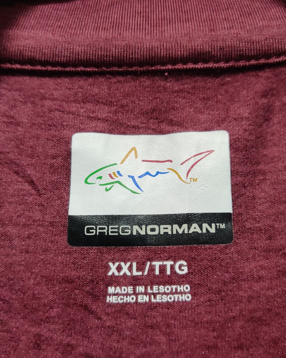 Greg Norman Maroon For Men Sport Sweatshirt XXL