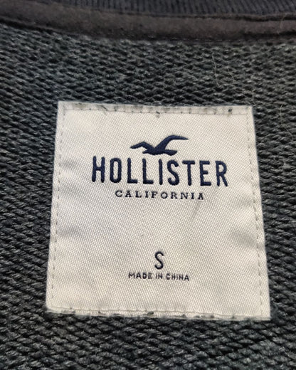 Hollister Black For Men Sport Sweatshirt S