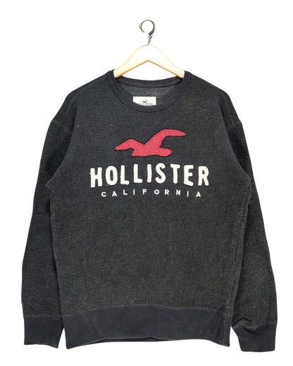 Hollister Black For Men Sport Sweatshirt S