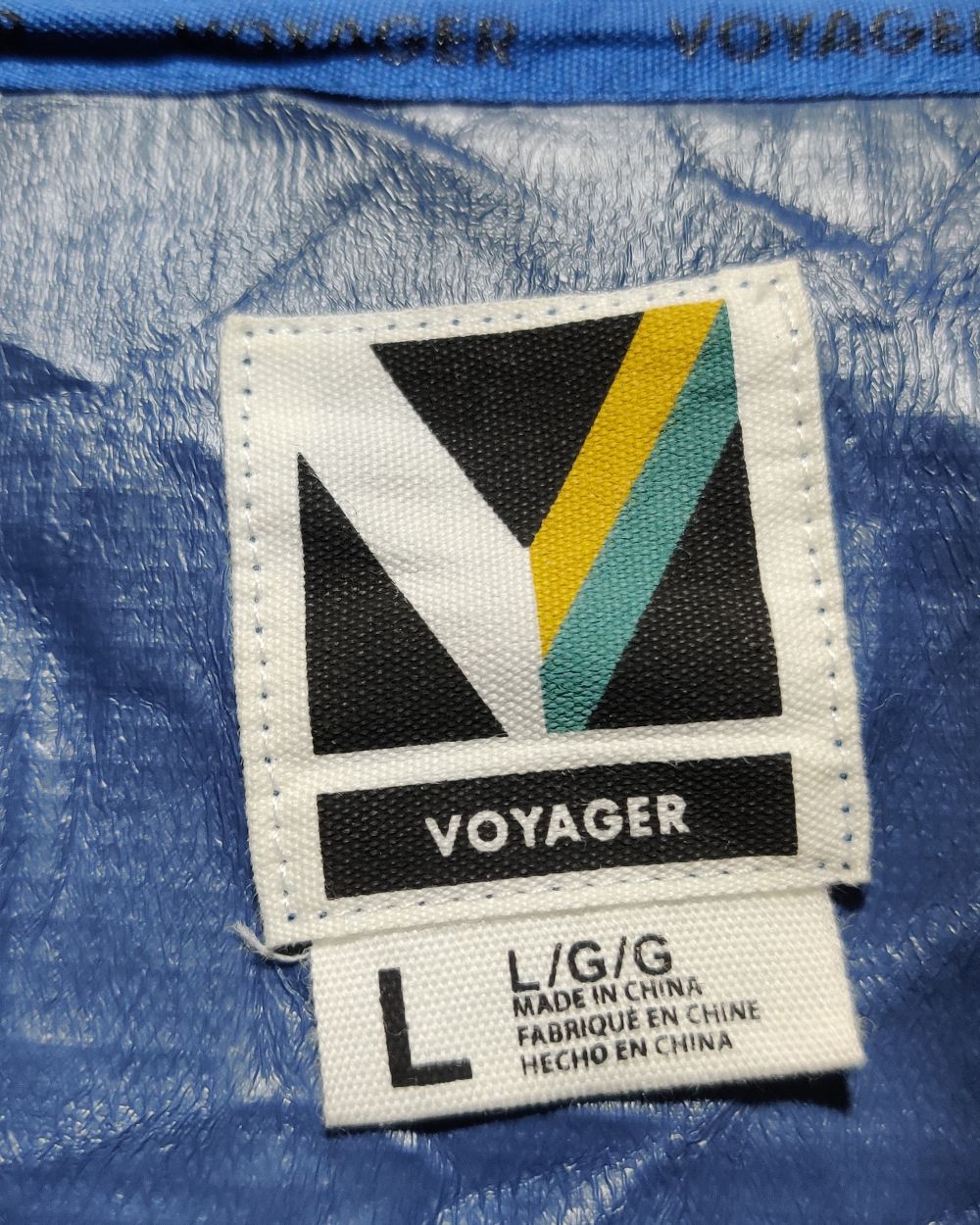 Voyager Blue For Men Sport Zipper L