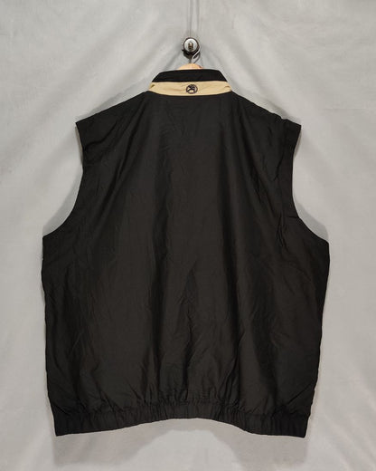 Ahead Black For Men Sport Vest Zipper XXL