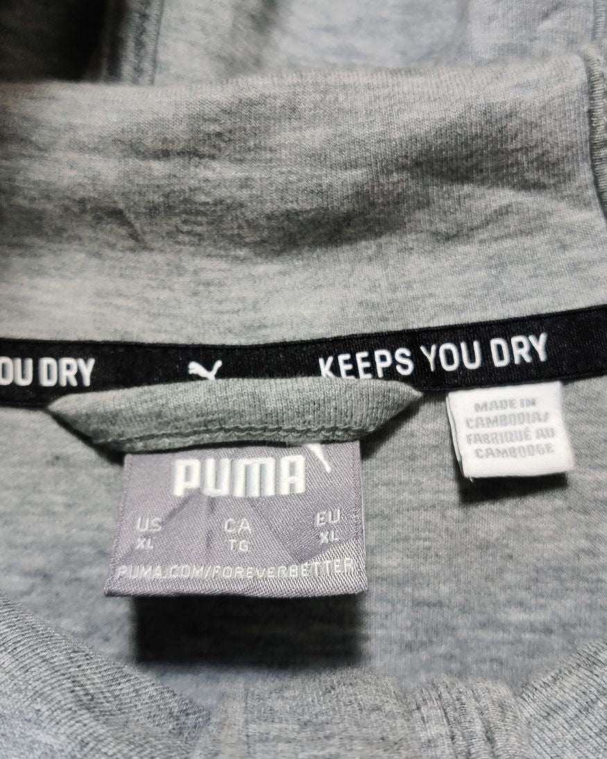 Puma Gray For Men Sport Zipper XL